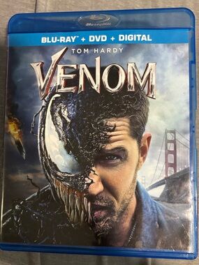 Venom Blu-ray DVD Digital‎ Combo Tom Hardy Marvel Movie Sony Columbia Pictures
